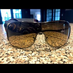 Ray-Ban Shield sunglasses RB 3321 in gunmetal